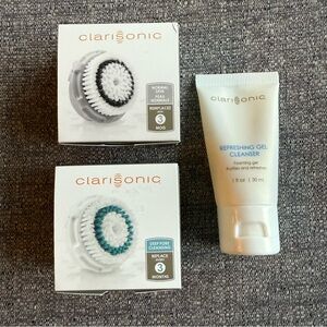 CLARISONIC Brush Heads & Cleanser Bundle